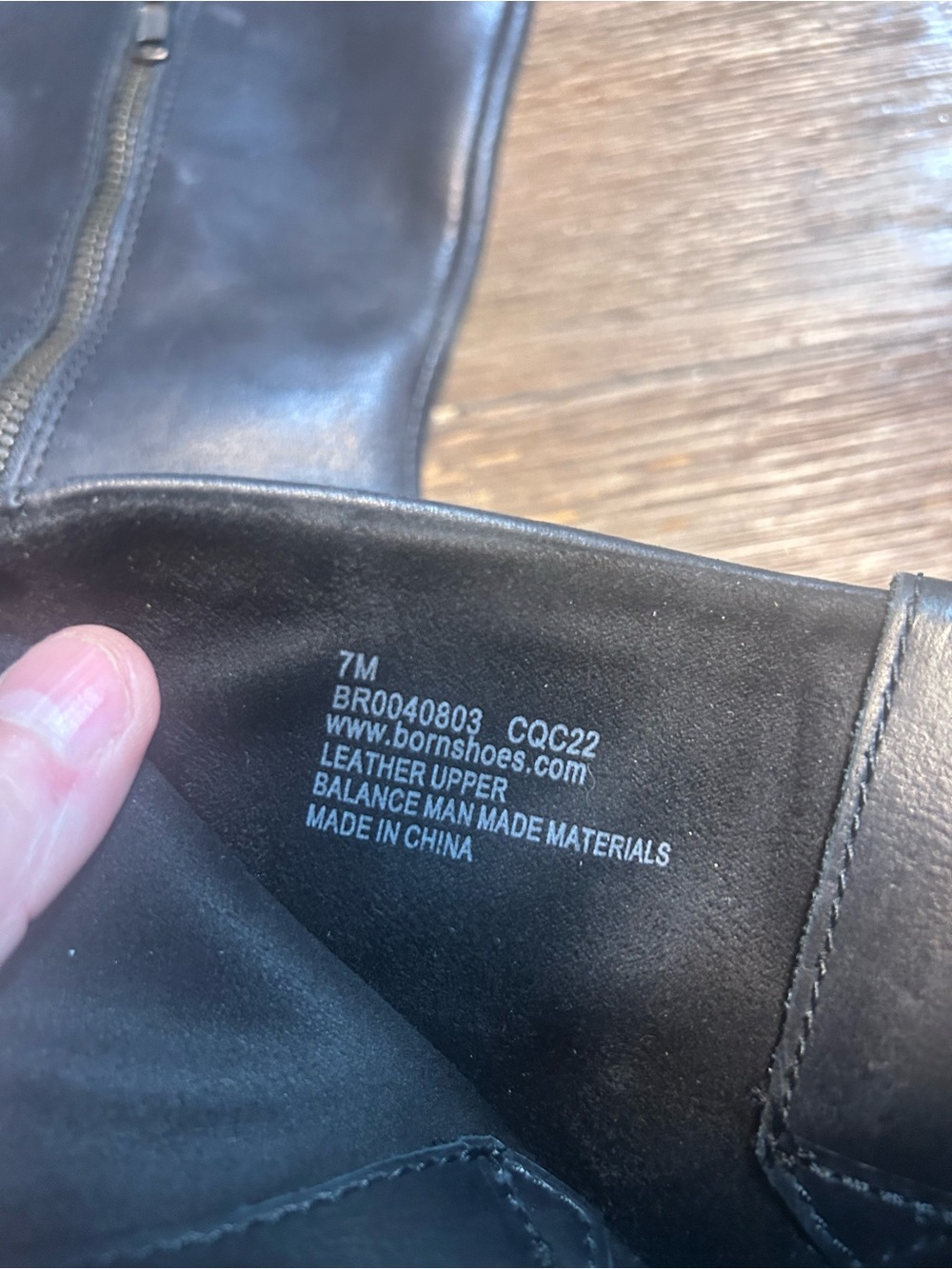 NWT Shaunie leather boots size 7 - Picture 8 of 8